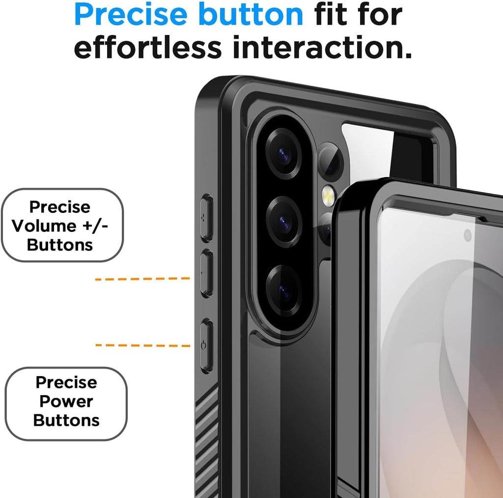 For Samsung S20 S21 S23 S24 Plus S25 FE S25 Edge S26 Ultra IP68 Waterproof  Phone Case Underwater Diving Cover Screen Protector