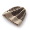 Soft waxy cashmere autumn and winter new unisex casual ear protection color matching hat fashion knitted hat