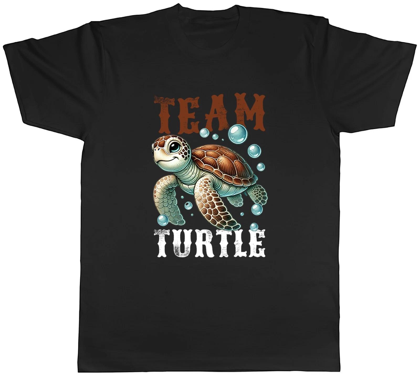Team Turtle Mens T-Shirt Tee Gift Top XXL