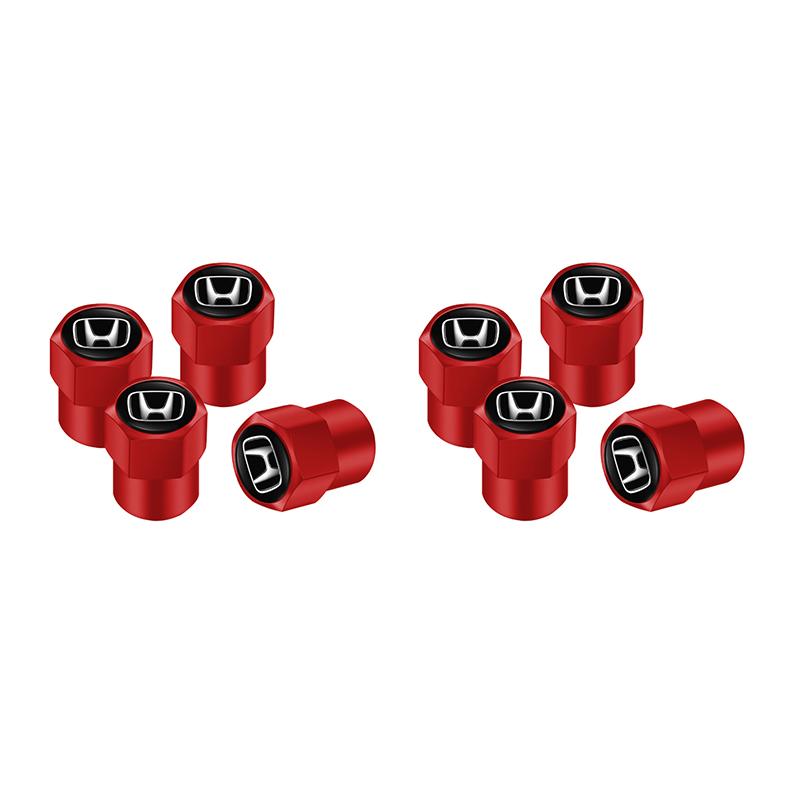 Car Tire Wheel Valve Caps Cover Suede Auto Key Ring Keychain For Honda Civic Fit Jazz Accord Pilot CRV Odyssey Passport City Shu AQVBN1