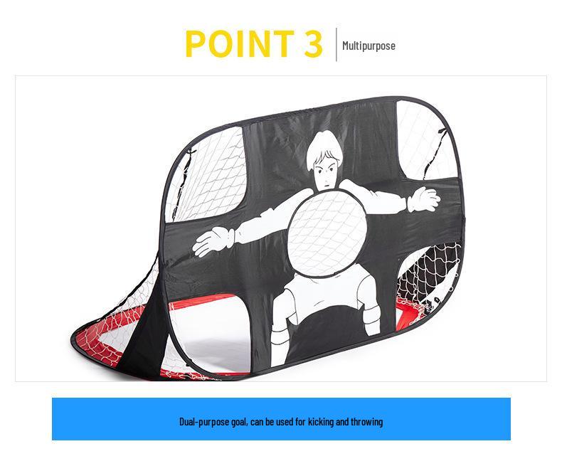 Foldable Children's Soccer Goal - Portable Outdoor Training Net for Primary Students