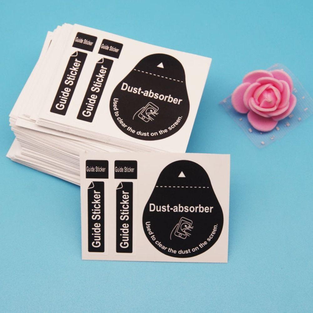 50PCS PVC Tablet Screen Dedust Sticker Dust Removal LCD Guide Protector Camera Lens LCD Screens