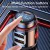Car FM Transmitter Handsfree Calling Car Kit Car MP3 Player Type C PD 30W USB  QC3.0 Fast Charging Dual USB Car Charger