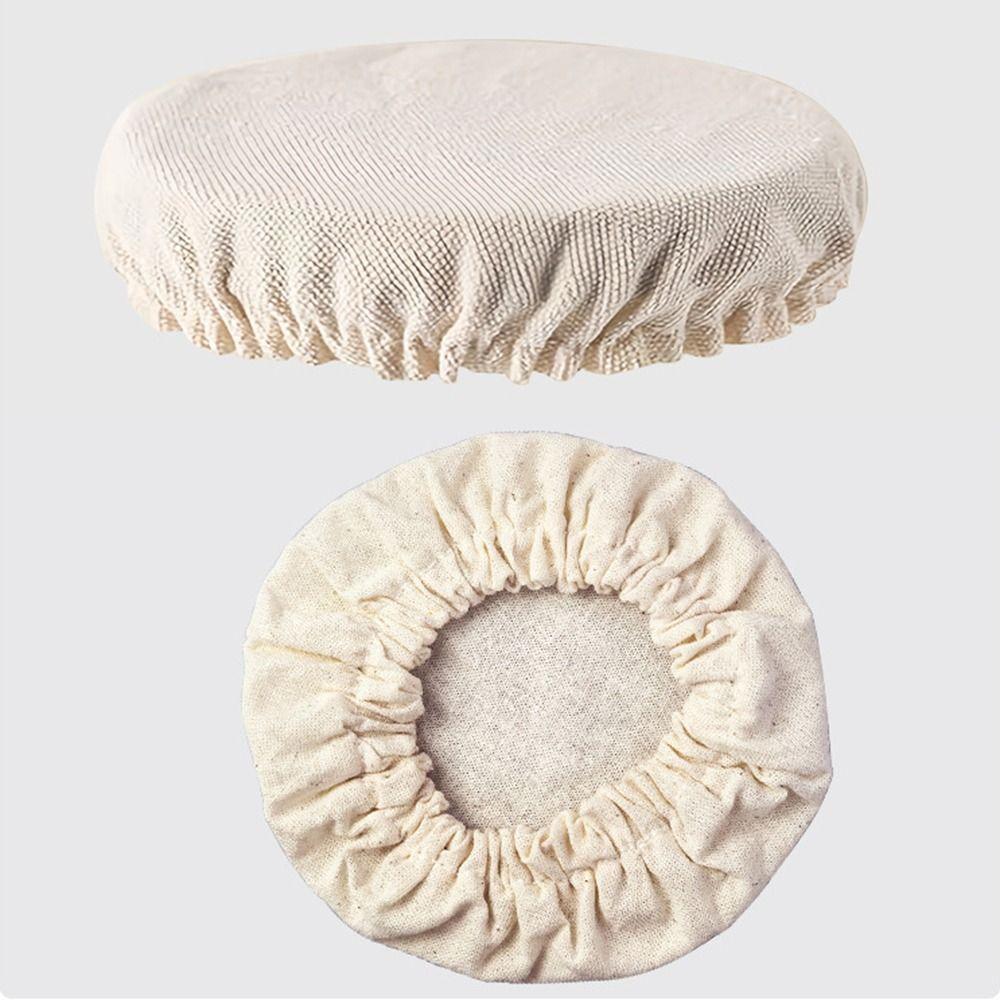10Pcs Breathable Sourdough Starter Jar Covers Reusable Fabric Lids  Portable Use