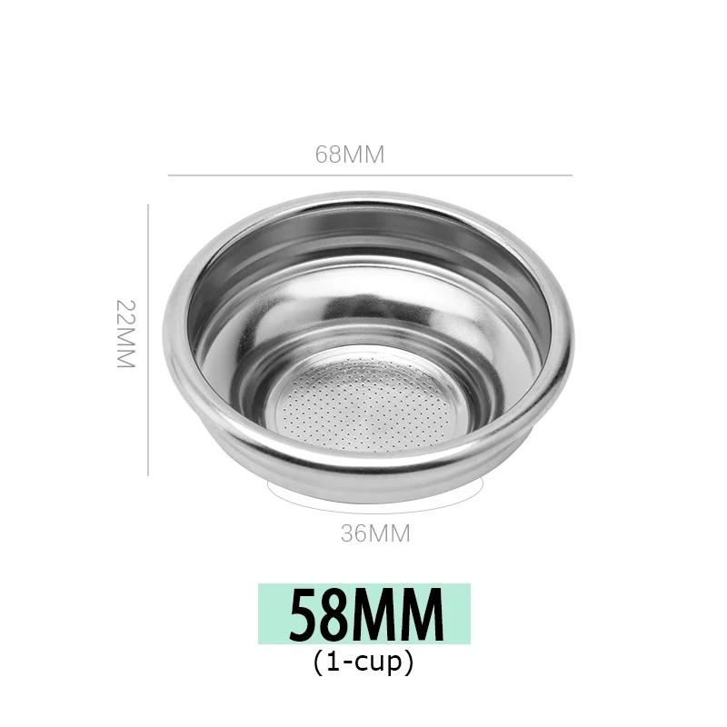 Coffee Portafilter 58mm Bottomless Filter Holder For Gaggia Classic Solid Wood Handle Barista Tools Espresso Machine Accessories