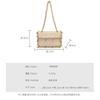 Summer Straw Woven Bag Women's New Exquisite Chain Shoulder Messenger Bag Niche Design Woven Bag