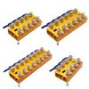 Multiports Water Manifold Aluminum Water Flows Controller 4/5/6/8In 4/5/6/8Out Handle For Injection Molding Equipment
