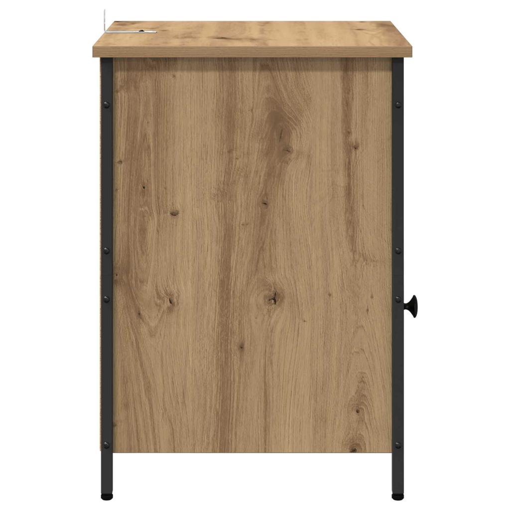 Nightstand Set of 2 Artisan Oak Finish 40 x 42 x 60 cm Engineered Wood