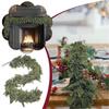 Festival Simulation Pine Needle Cypress Leaf Wire Rattan Door Hanging Wall