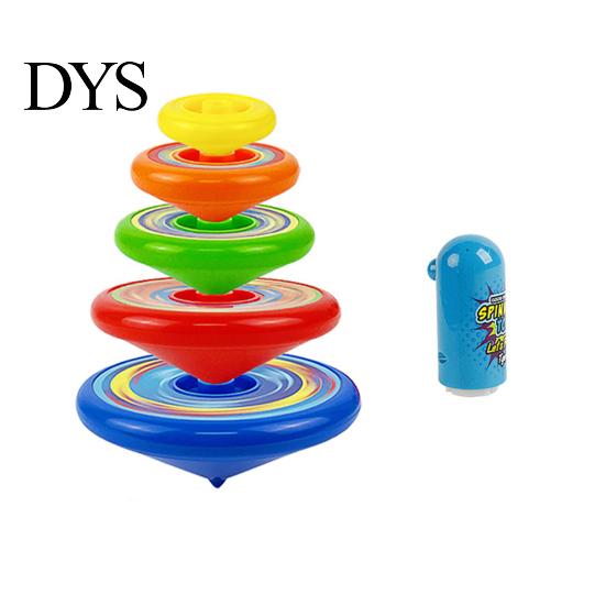 Kreisel Spielzeug 1 Stück/1 Set mit Werfer Taschenformat Mehrschichtig Rotierender Kreisel Fliegend Interaktiv Klassisches Spielzeug Jungen Mädchen Stapelbar Partygeschenke