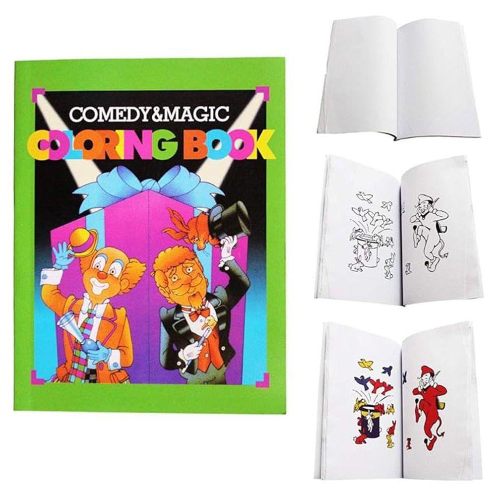 Comedy Magic Magic Trick Book Mentalism Magic Prop Books Kids Toy Magic Coloring Book  Close Up