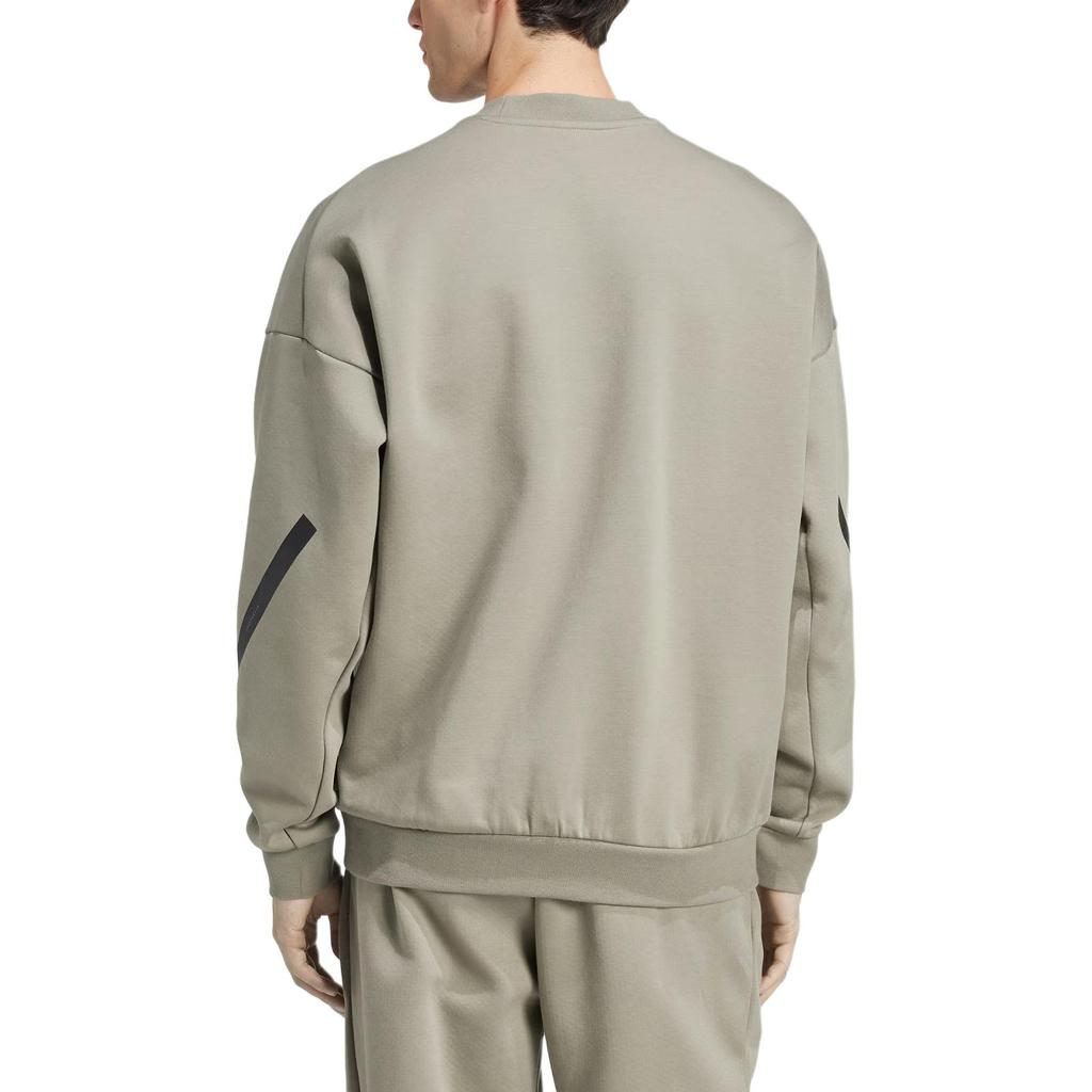 Adidas Z.N.E. Sweatshirt Comfortable Lightweight Warm Crewneck Men Sweatshirt Earth-Brown JE3076