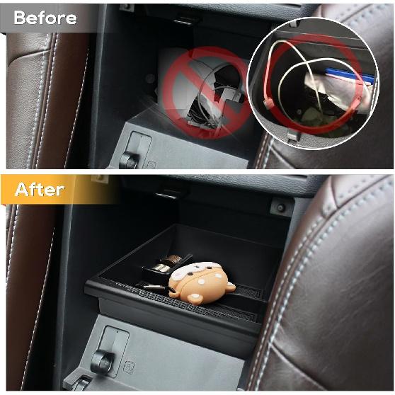 

LFOTPP Mazda MX-5 Miata NC Center Console Organizer for 2006-2014 MX-5 (Sport, Club & Grand Touring) Armrest Storage Box Tray ABS Accessories