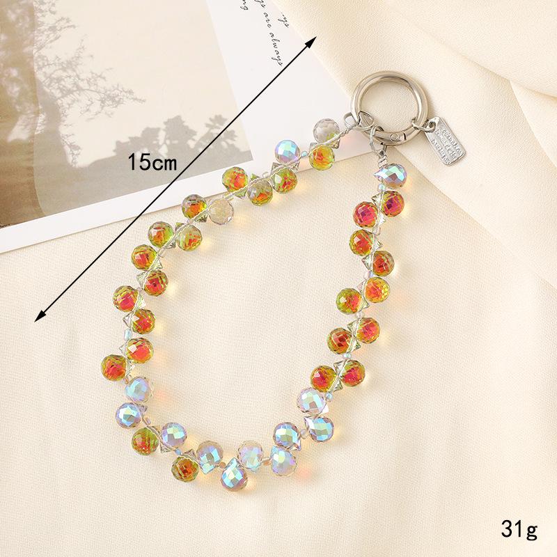 Κρεμαστό Κινητού με Κρύσταλλα και Χάντρες: Κορδόνι για Τσάντα Πολυτελείας & Μπρελόκ Αντι-Πτώσης.