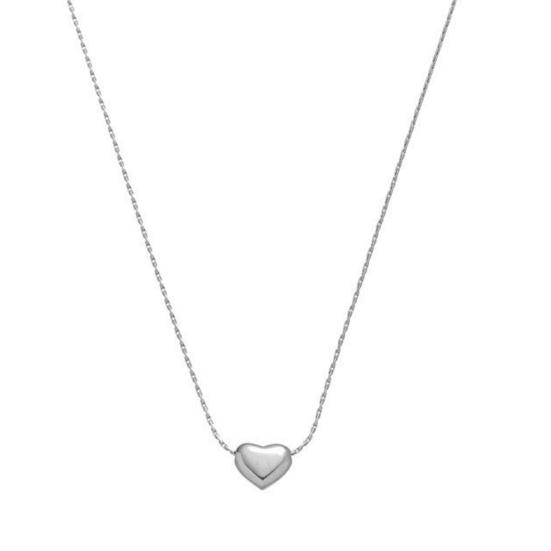 Hjärthänge Halsband Dam MiniHjärta Berlock Kort Halsband Smal Kedja Nyckelbenshalsband Gåva till Henne Hustru Flickvän