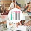 16Pcs Multifunction Sewing Machine Repair Accessories Includes Tweezer Double Headed Brush Screwdrivers Seam Unpicker