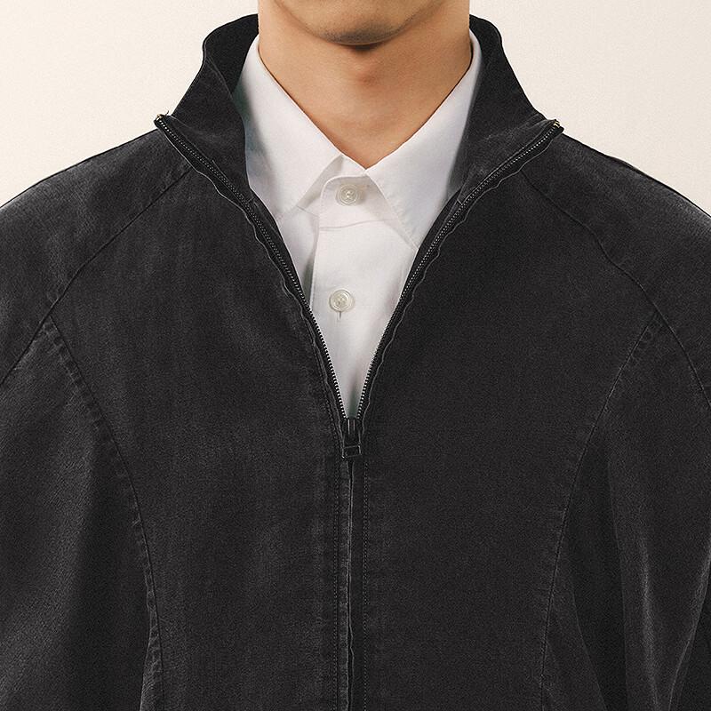 CROQUIS Men's 2026 Spring Raglan Stand Collar Jacket