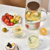 Glass Water Pitcher & 4-Cup Set