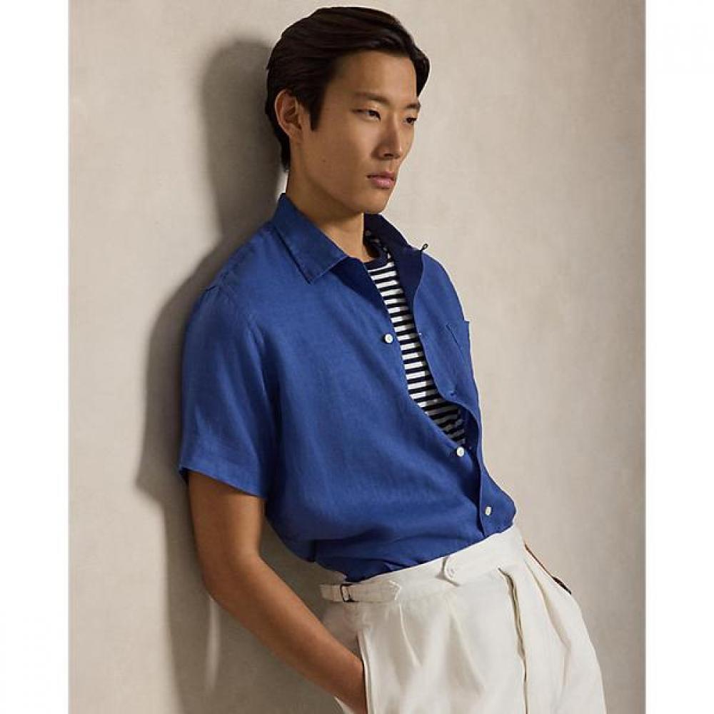 Polo Ralph Lauren Men S claSSic Fit Linen Camp Shirt Mnpowov1n821024400 M