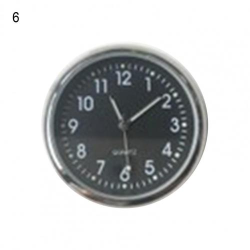 

Мини-часы для автомобиля Светящиеся автомобили Внутренние наклеиваемые цифровые часы Механические кварцевые часы Автомобильные украшения Автомобильные аксессуары серый