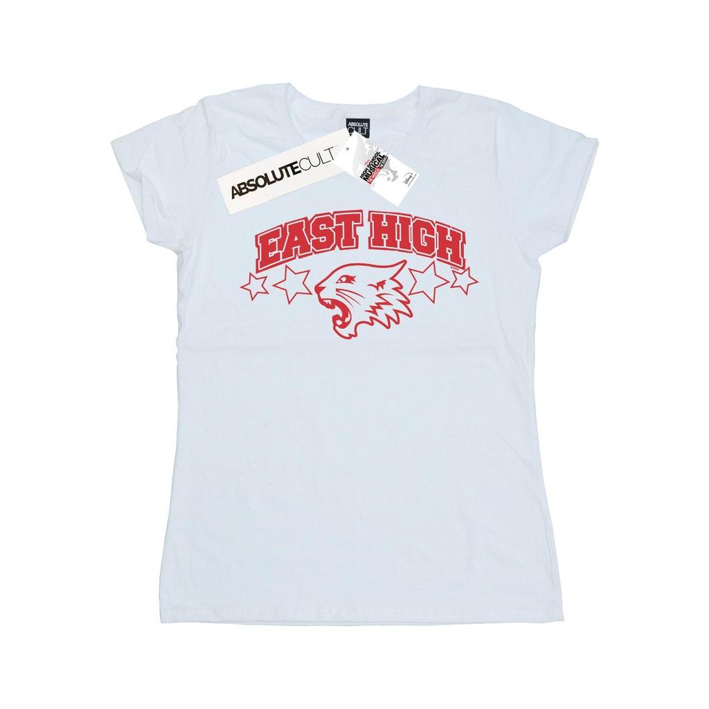 Disney Womens/Ladies High School Musical The Musical Wildcat Stars Cotton T-Shirt