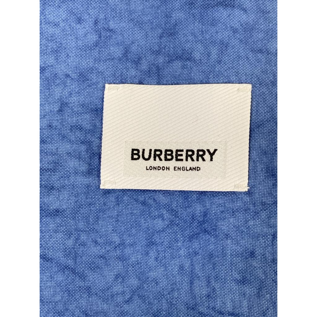 Burberry Blue Technical Canvas Hoodie Jacket Jacket 46 blueUsed