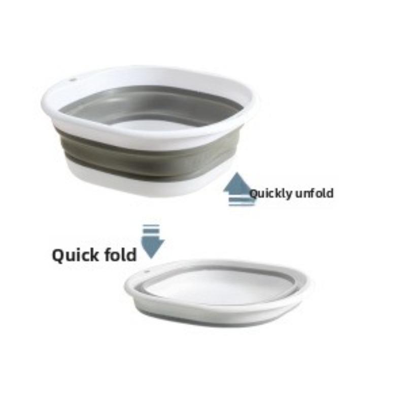 Household Foldable Washbasin, Portable Bathroom, Dormitory Laundry Basin, Washbasin, Multi-functional, Good Storage, Foldable Basin