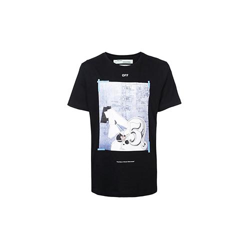 OFF WHITE Dondi White Square T Shirt OMAA027R191850081088 S белый