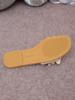 2026 New Women's Pearl Lace Thin Strap Summer Sandals: Plus Size Beach Slippers for Outdoor Wear