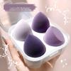 Non-Absorbing, Super Soft Makeup Sponge - Colorful Puff with Cut Surface for Liquid Foundation