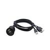 Car HD HDMI & Dual USB 3.0 Male-Female Extension Cord for Cars, Trucks, Boats, and Motorcycles