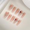Zhuoshimei Handmade Wearable Transparent Nail Patches - Luxury Whitening Manicure