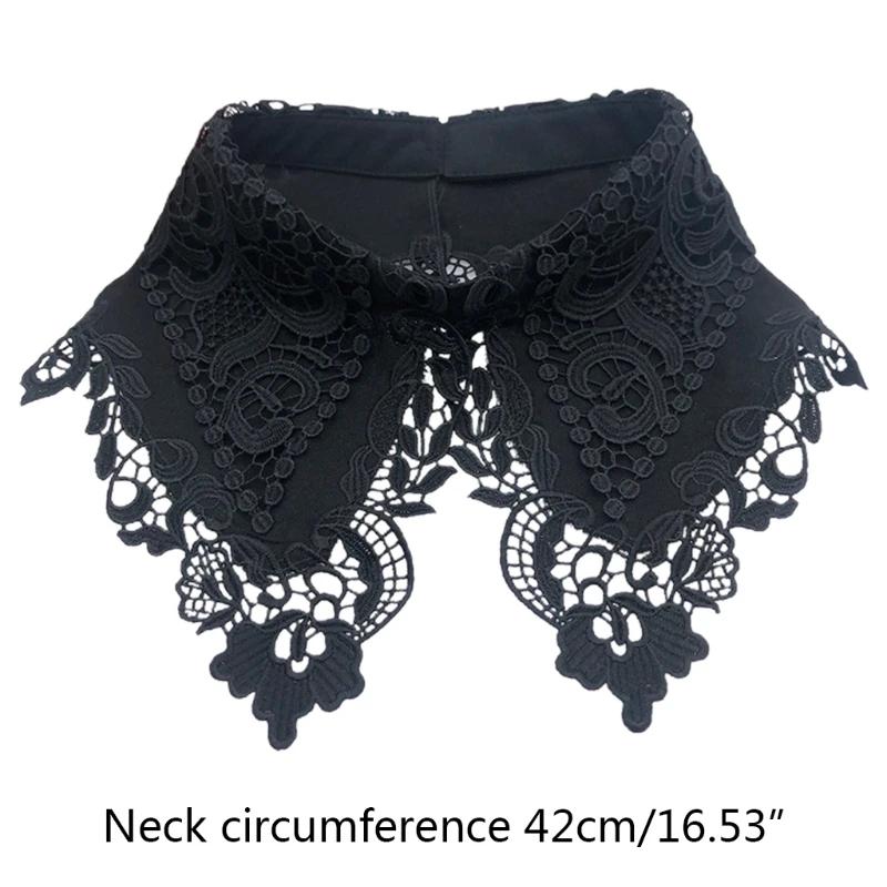 Lady Women Detachable Shirt Fake Collar Fashion Neckwear Clothing Accessories Drop Shipping Wholesale