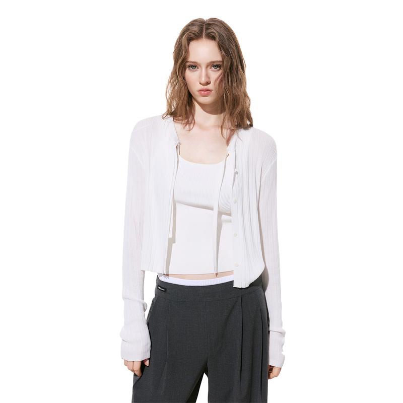 

Women s Thin Knit Cardigan M