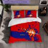 CSKA Moscow 3 Piece Bedding Set Soft Duvet Cover Set with Pillowcases Printed Bedroom Decor Set for Home