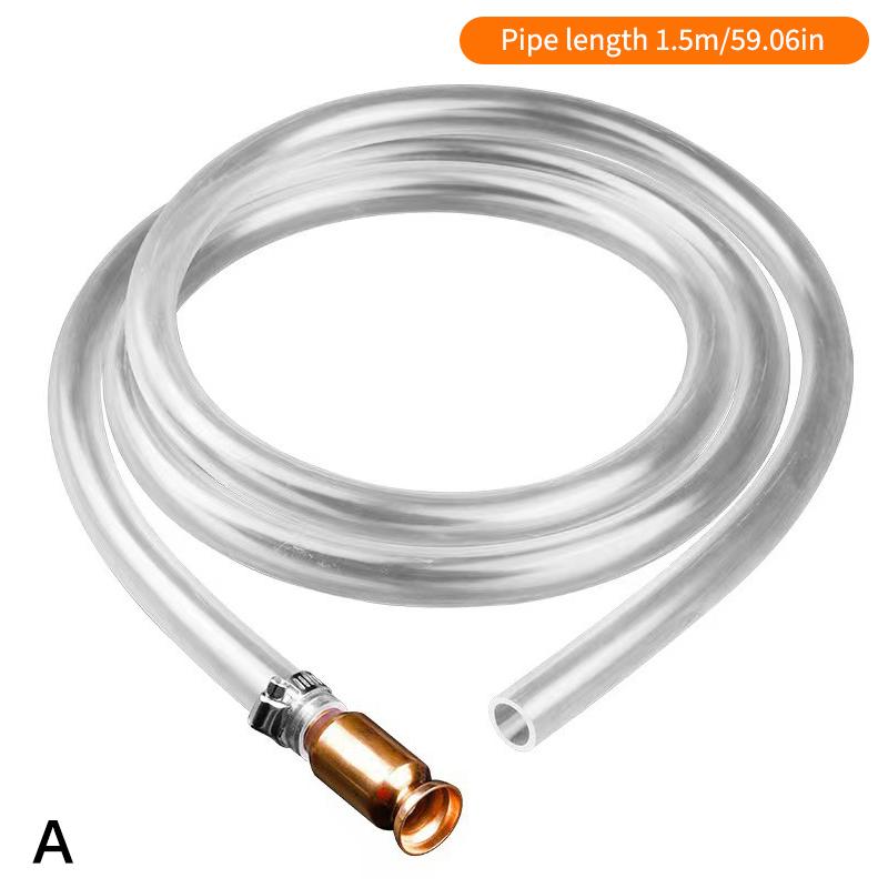 Shaker Hand Pump Effortlessly Extractor Oil Transparent Fuels Transfer Pump Liquid Transfer Hose Valve For Fuels Aquarium Oil