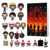 Stranger Things Advent Calendar 24 Day Christmas Countdown Box Multi-Functional Holiday Decorations for Kids Rooms Cars And Parties Festive Gift