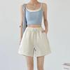 Women Quick Dry Athletic Shorts Summer High Waist A-Line Loose American Cargo 5 Inch Casual Shorts For Ladies