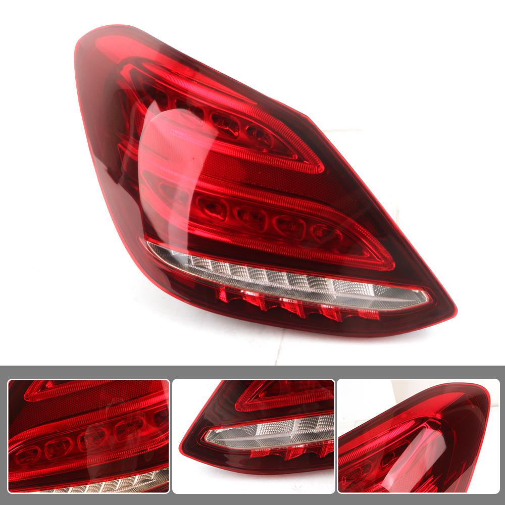 Compatible Mercedes-Benz C-Class 2015 Brake Tail Lights W205 LED Material