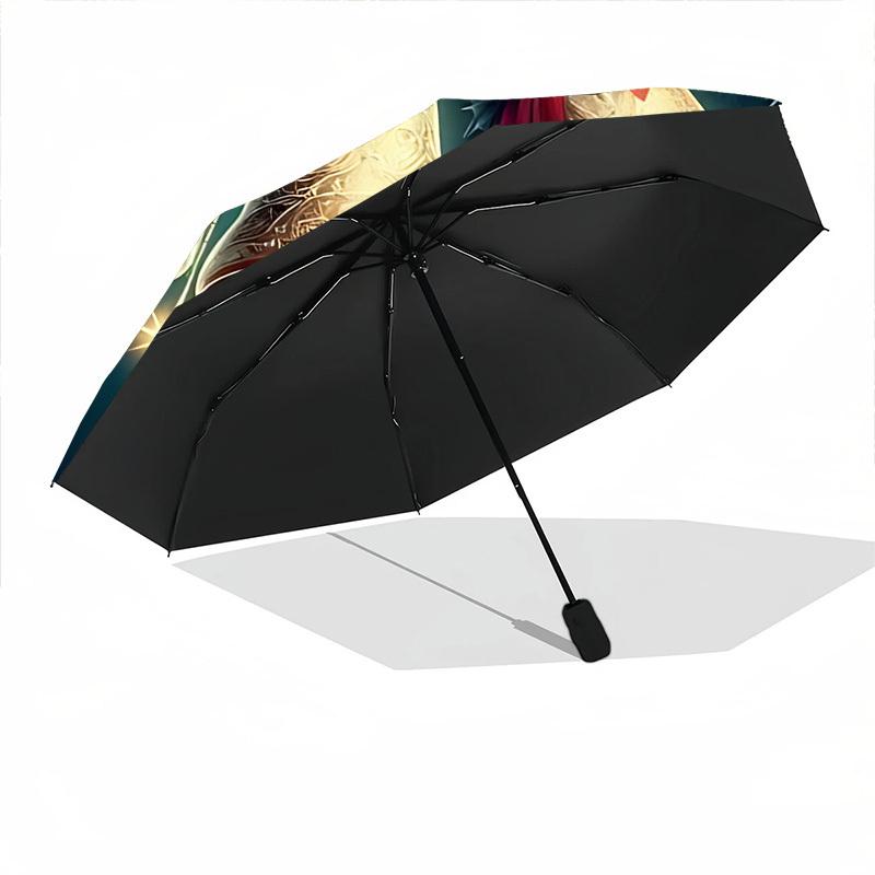 1pc Bells Automatic Open/Close Umbrella, Lightweight for Women/Men, Perfect Gift - for Everyday or Holiday Eventsyy251127058