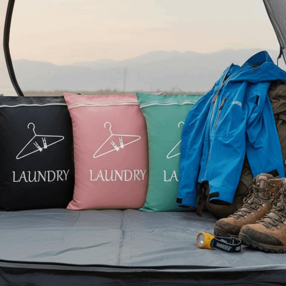Waterproof Storage Bag Oxford Cloth Wet Bag Foldable Laundry Bag  Outdoor Camping