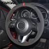 Velikost Černý měkký semišový potah na volant auta Pro Mazda 3 Axela Mazda 6 Atenza Mazda 2 CX-3 CX3 CX-5 CX5 Scion
