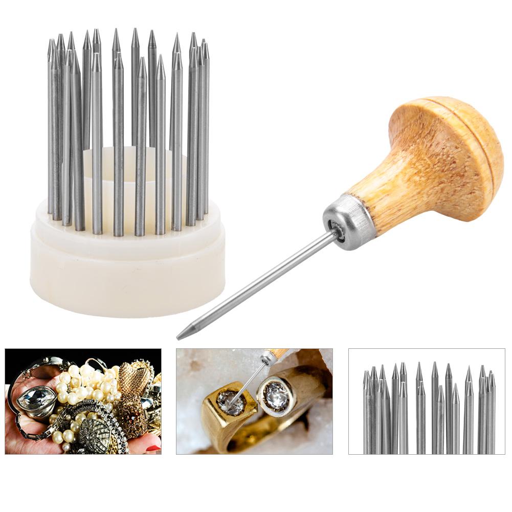 Beading Grain Smykker Verktøy Diamond Stone Beards Setting Graver Tool
