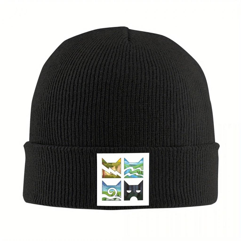 New Classic Four Warriors Warrior Cats Logo Warm Knitted Cap Fashion Bonnet Hat Autumn Winter Outdoor Beanies Hats For Unis