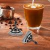 2 Stück Heißmilchaufschäumer Mixer mit einlagiger Feder passend für Kaffeemaschine Effizientes Aufschäumen Geeignet für alle Kaffeemaschinen