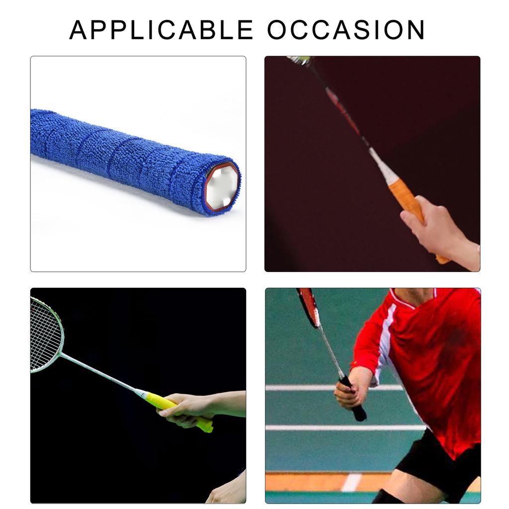Badminton Racket Grip Towel Antislip Grip Tape Roll Water Absorbent Squash Racket Grip Tape Tennis Racket Grip Tape
