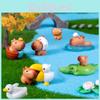 Cute Capybara Mini Figure Blind Box Decorations Resin Craft Toy Car Desk Ornament