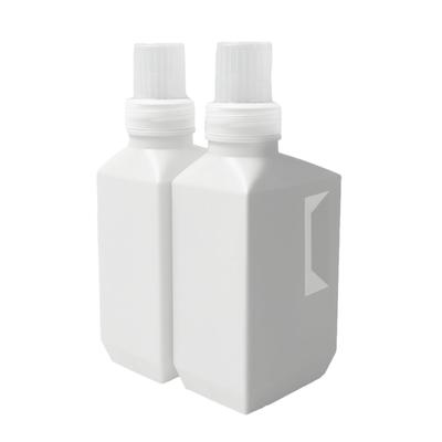 TUISKU Laundry Detergent Refill Bottles, 2-Pack, White (600ml)