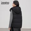 SNOWFLYING Women's Lightweight Hooded Down Vest