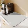 Kitchen Countertop Drain & Absorbent Mat for Dishes, Dining Table, and Coffee Machine